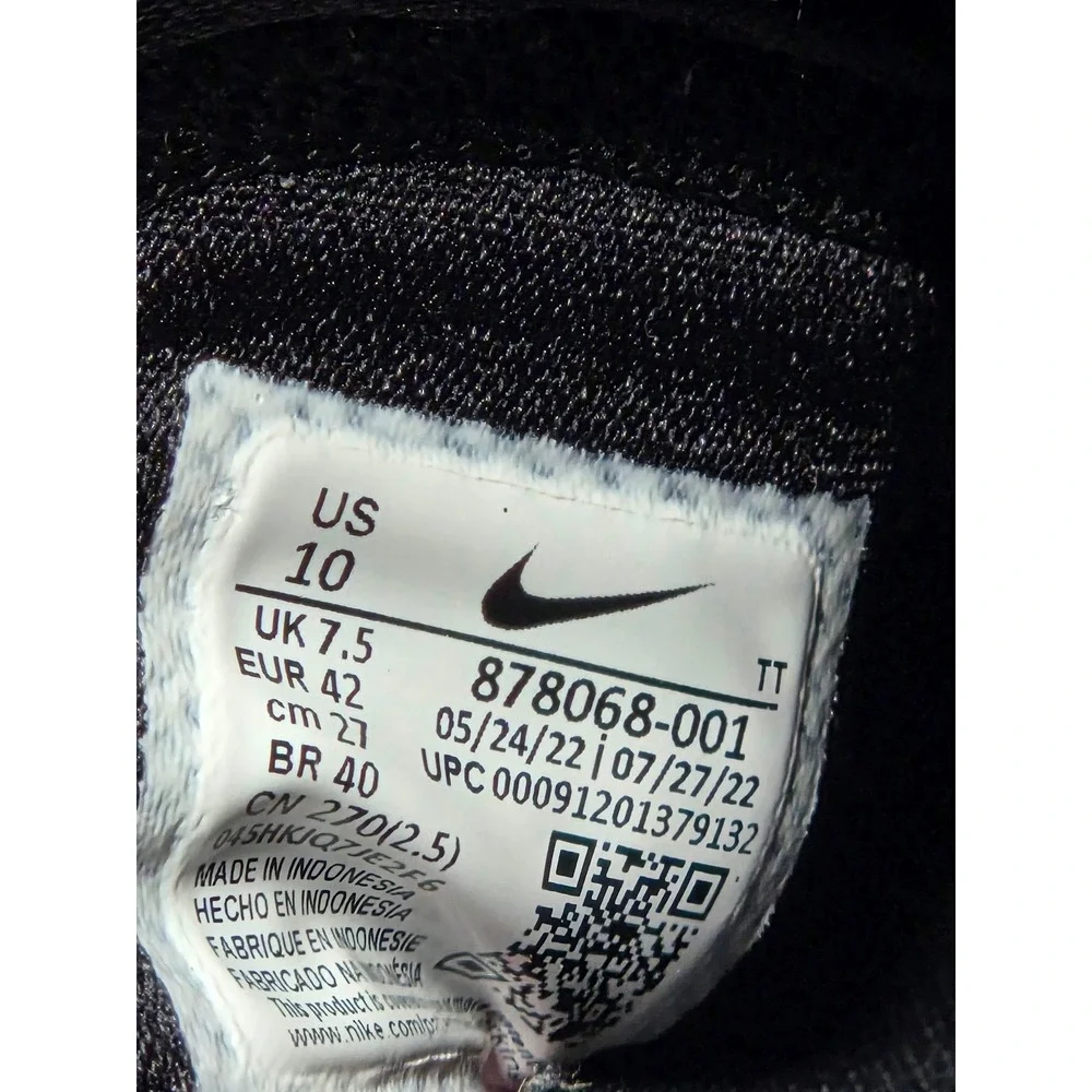 Nike Air Presto Black White Women's Running Shoes‎ 878068-001 Size 10